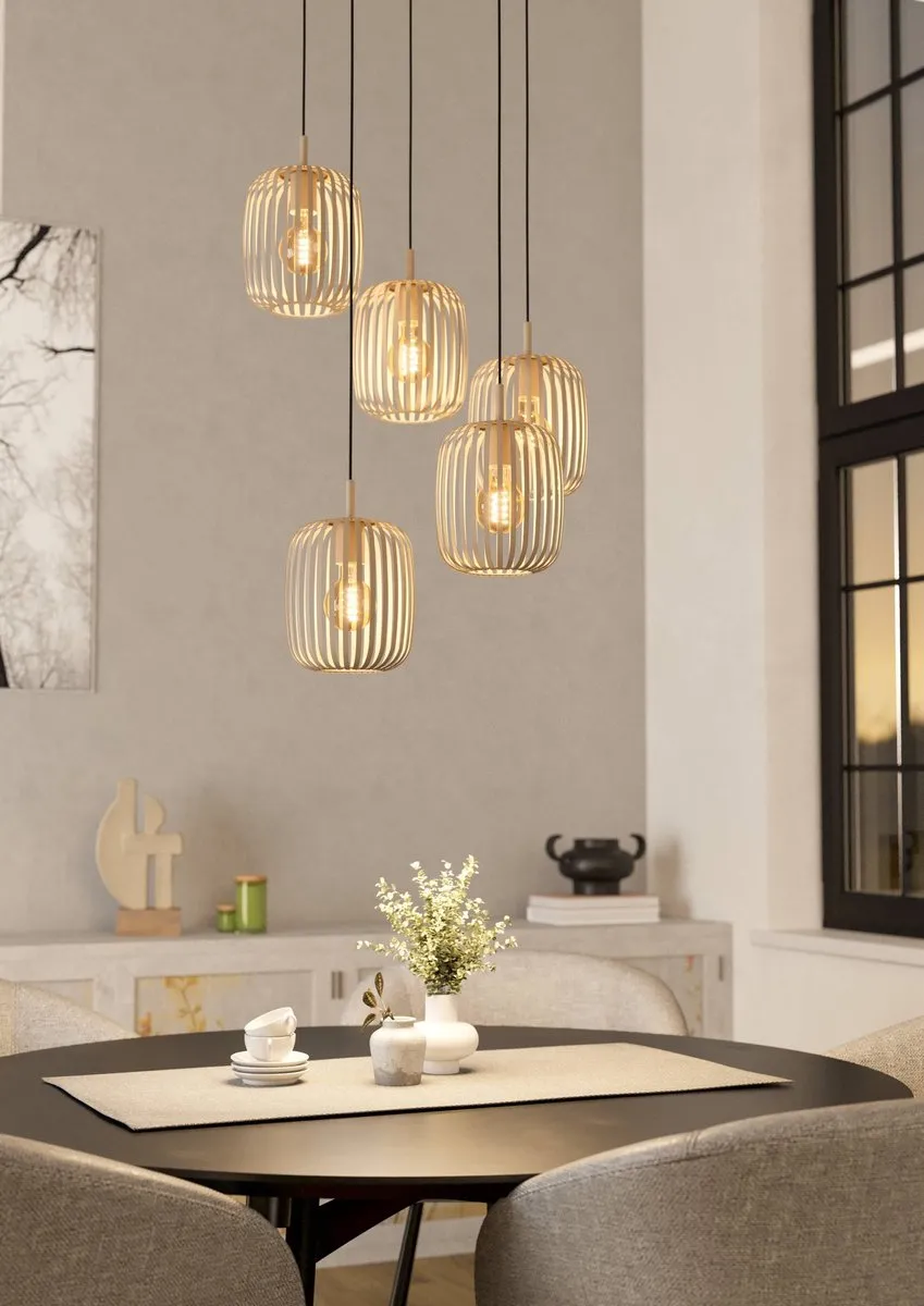Eglo Romazzina Hanglamp Ø50cm - Zandkleur - afbeelding 6 van 6