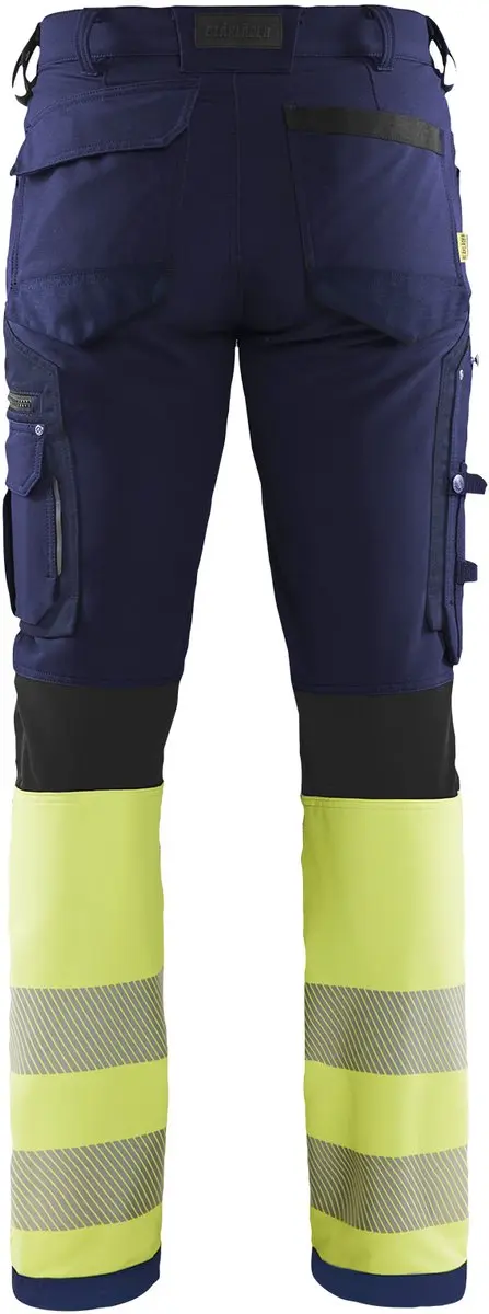 Blåkläder 1193-1642 Werkbroek - 58 - Marine/High Vis Geel