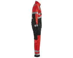 Blåkläder Overall High Vis 6373-1804 - 56 - High Vis Rood/Zwart