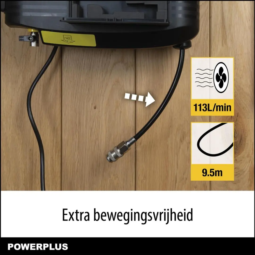 Powerplus POWX1715 Compressor 900W - 113 l/min