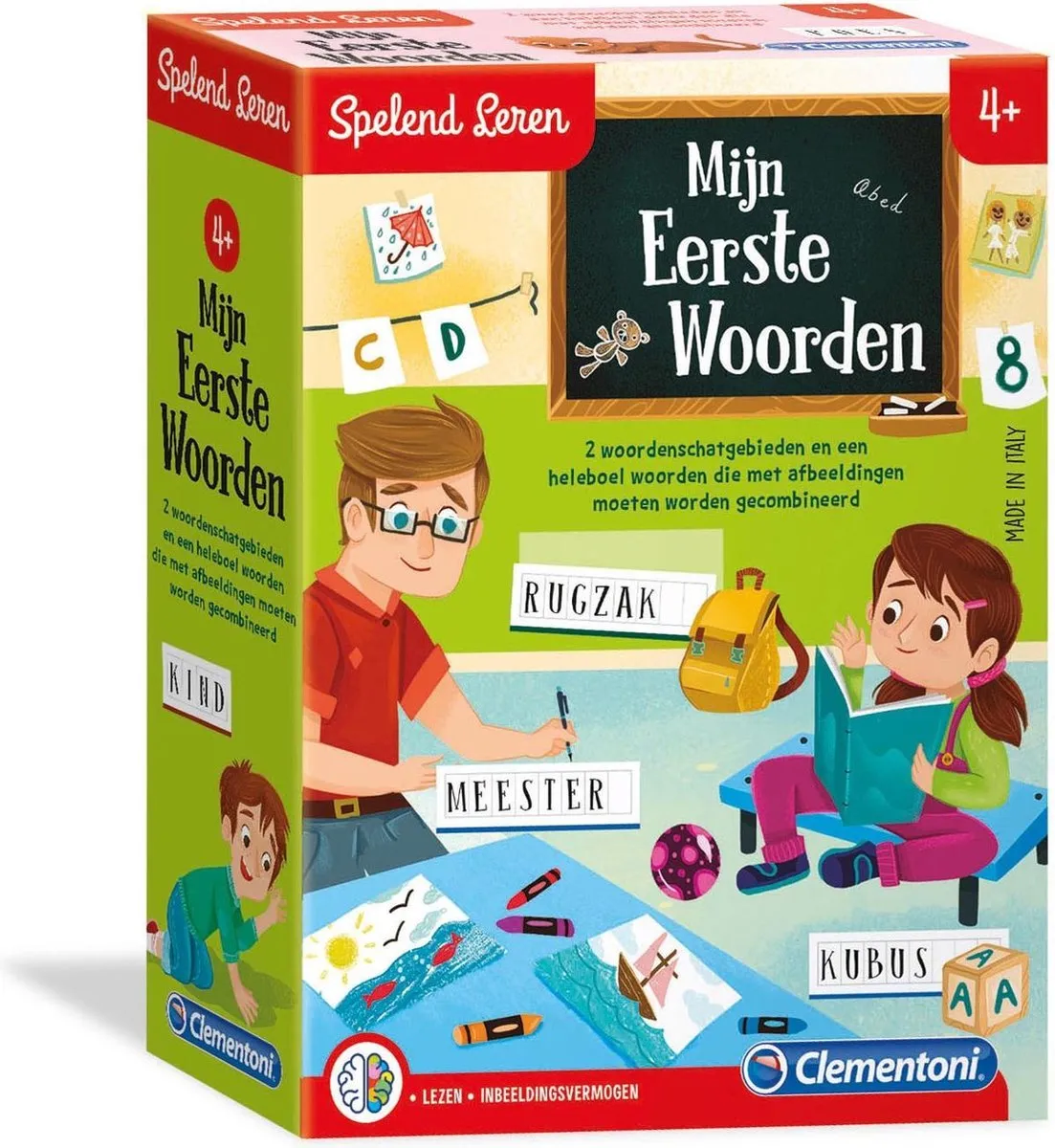 Clementoni Mijn Eerste Woordjes Educatief Spel 66922 - Speelkaarten - afbeelding 5 van 6