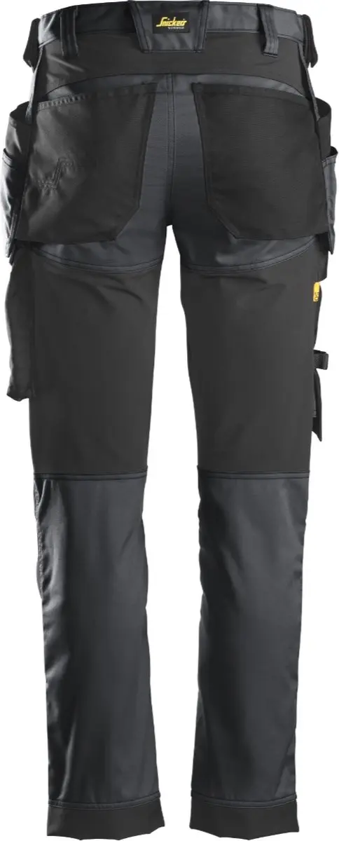Snickers 6241 AllroundWork Werkbroek - Staalgrijs/Zwart - 44