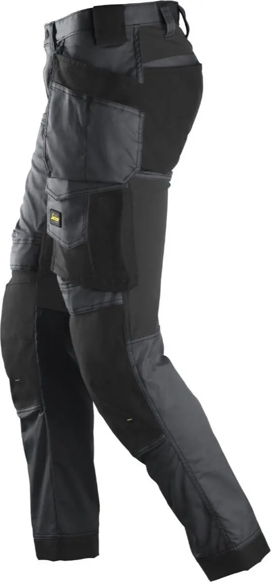 Snickers 6241 AllroundWork Werkbroek - Staalgrijs/Zwart - 44