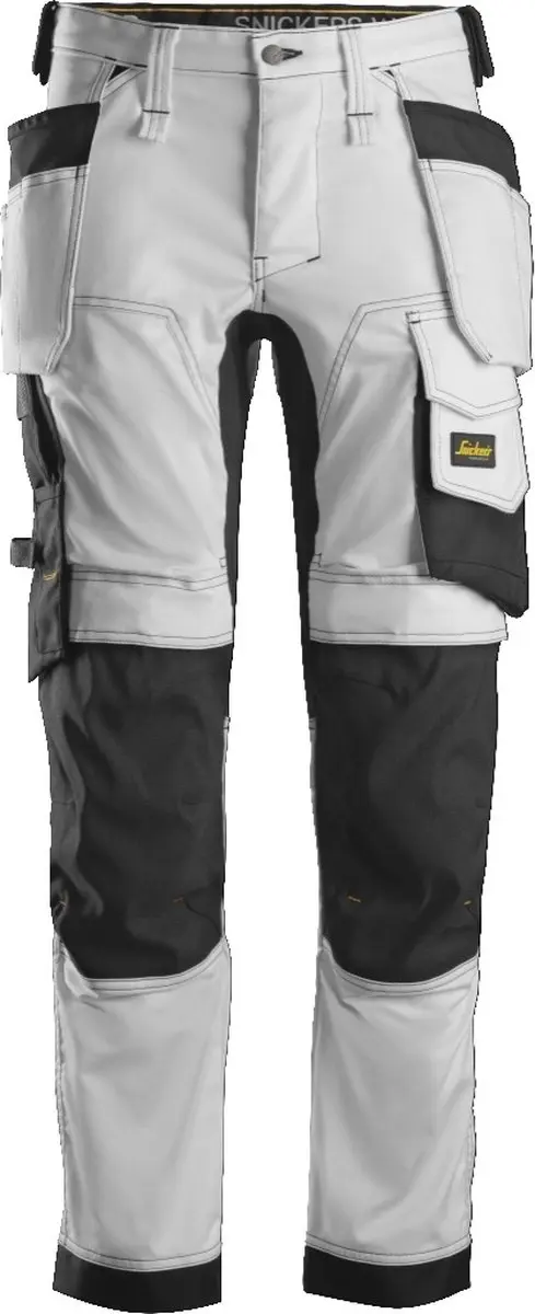 Snickers 6241 AllroundWork Werkbroek - Staalgrijs/Zwart - 44