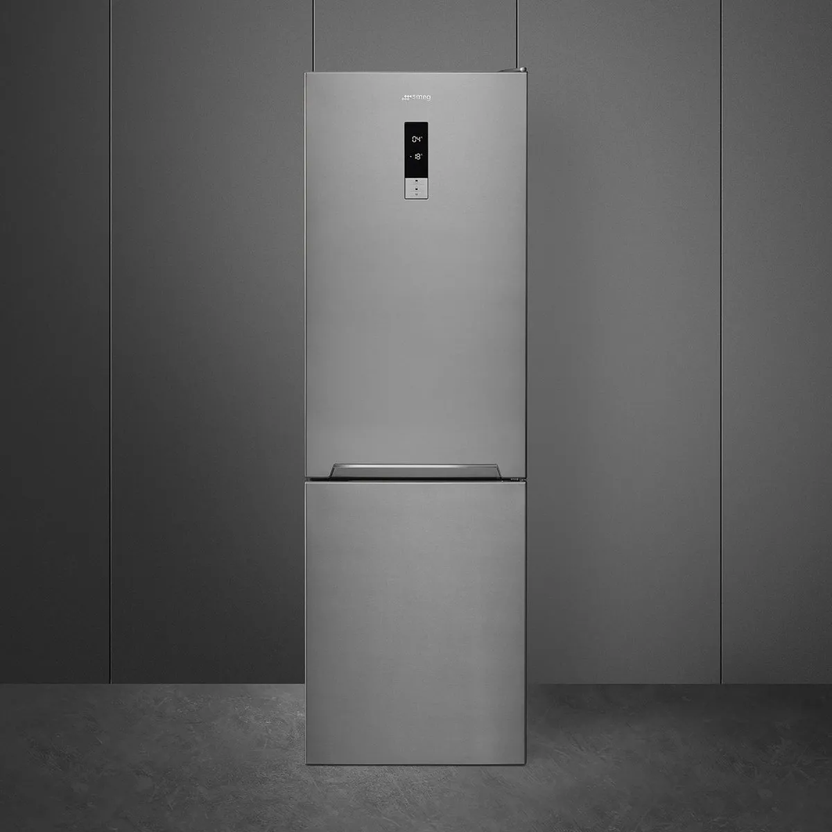 Smeg FC18EN4AX Koel-vriescombinatie 341L - No Frost - RVS