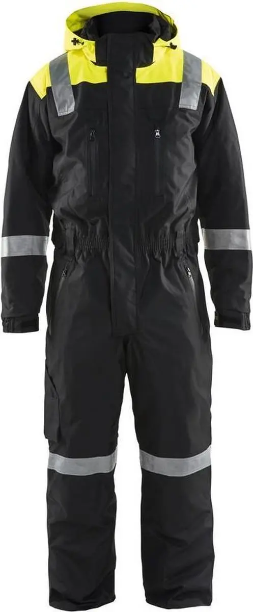 Blåkläder Shell Overall 6786-1977 - 60 - Zwart/High Vis Geel
