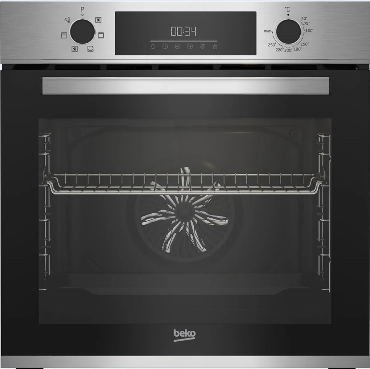 Beko BBIE12300XD Inbouwoven 72L - Roestvrijstaal