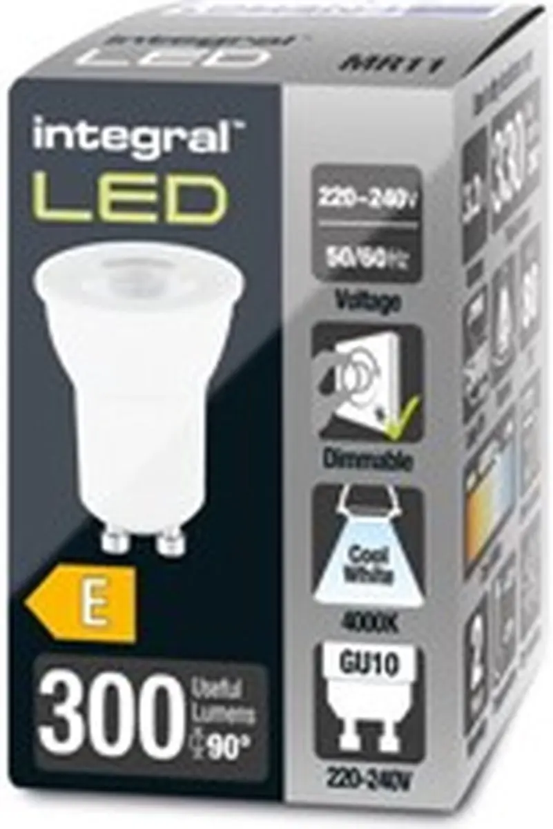 Integral Ilon LED-lamp GU10 4W 4000K - Dimbaar