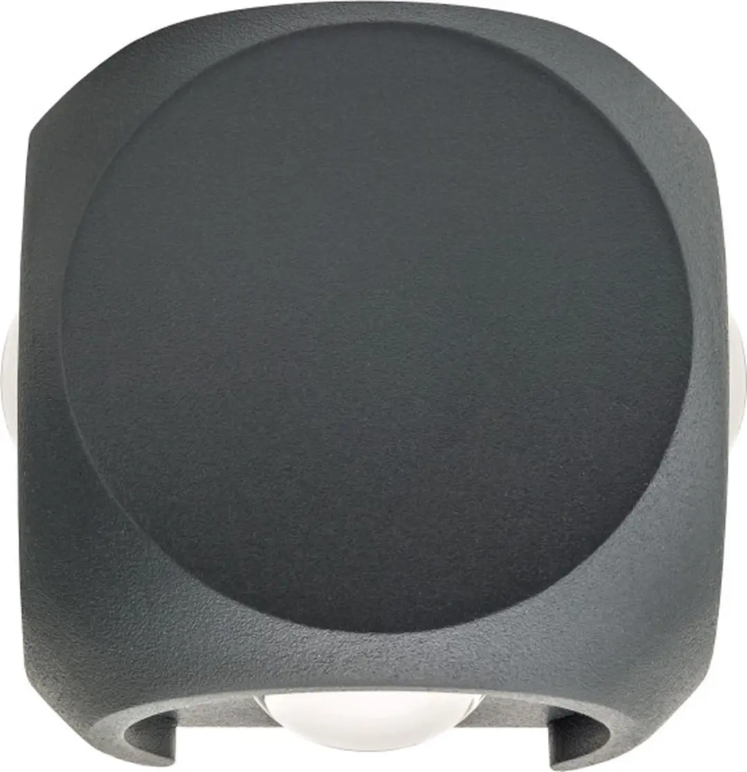 Integral Crosscube LED Wandlamp 8W 360lm - 4 Bundels - Donkergrijs - afbeelding 6 van 6