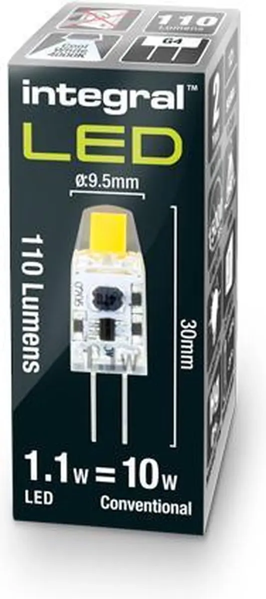 Integral G4 1W LED Lamp 100 Lumen - 5 Stuks