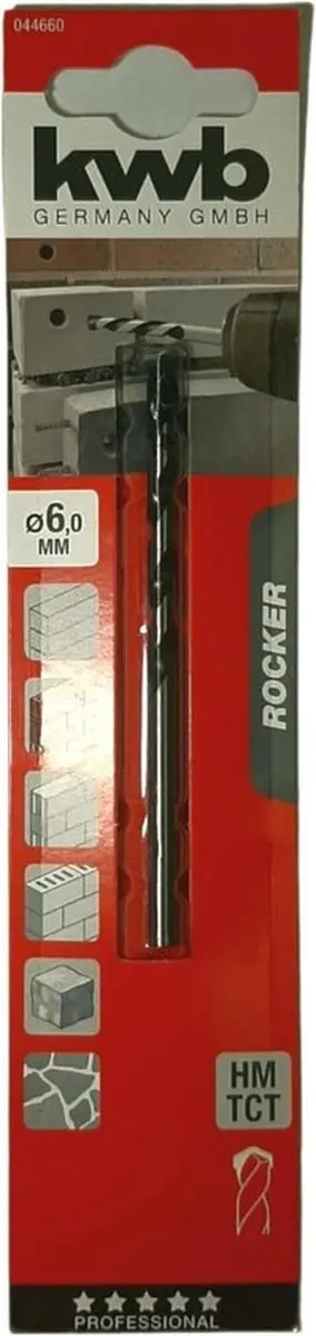 KWB Rocker Betonsteenboor Ø6mm