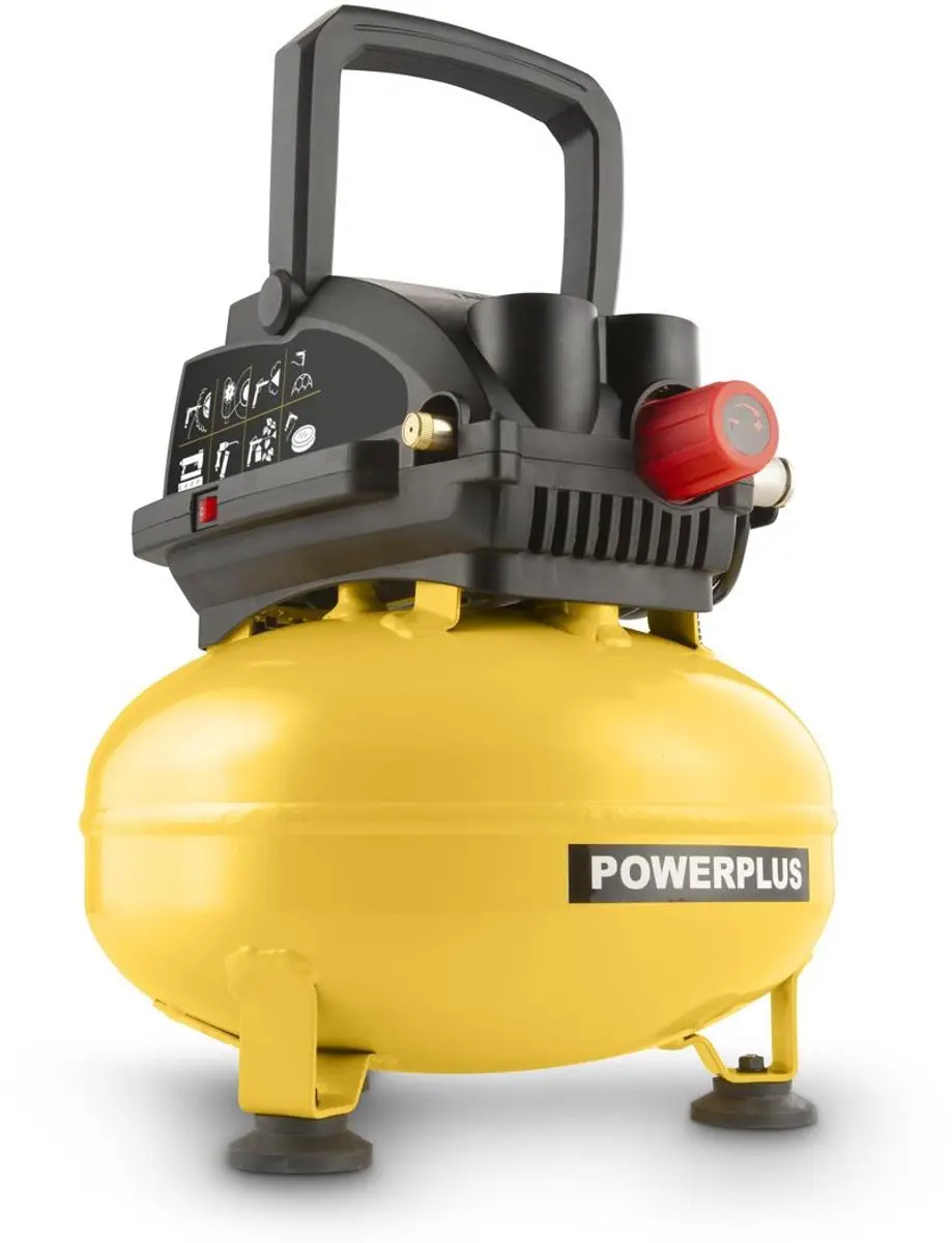 Powerplus POWX17245 Olievrije Compressor 750W