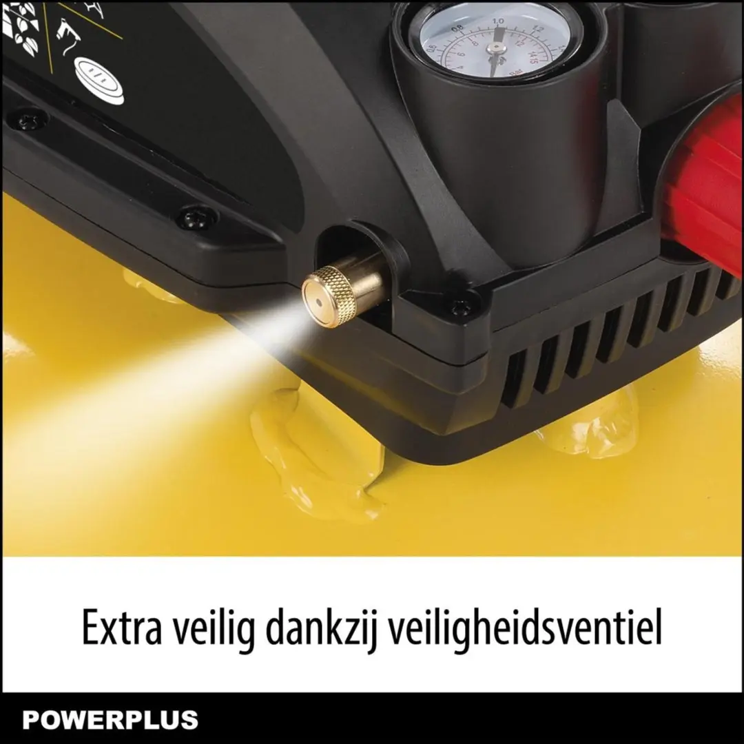 Powerplus POWX17245 Olievrije Compressor 750W - 11L