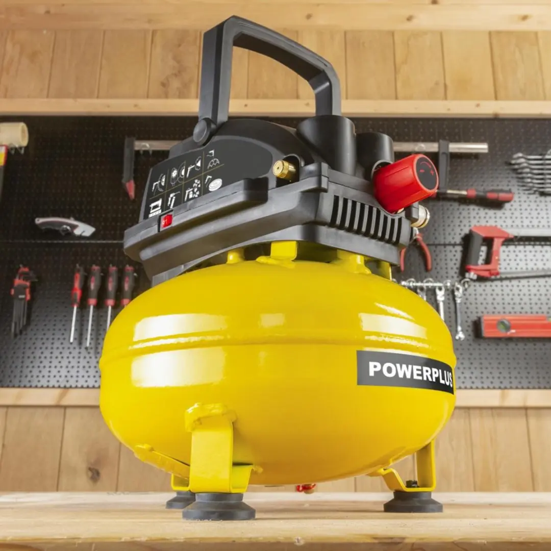 Powerplus POWX17245 Olievrije Compressor 750W - 11L
