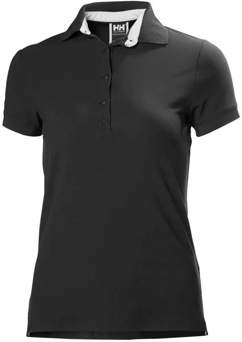 Helly Hansen Crewline Poloshirt Korte Mouw - Zwart - XL