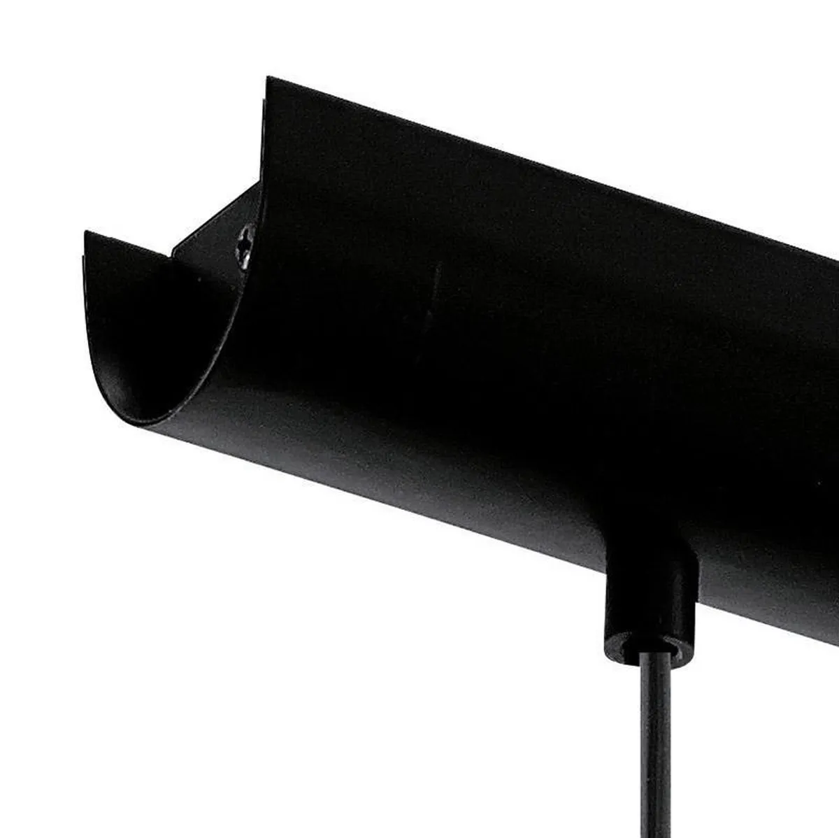 Eglo Priddy Hanglamp E27 - 97,5 cm - Zwart/Wit