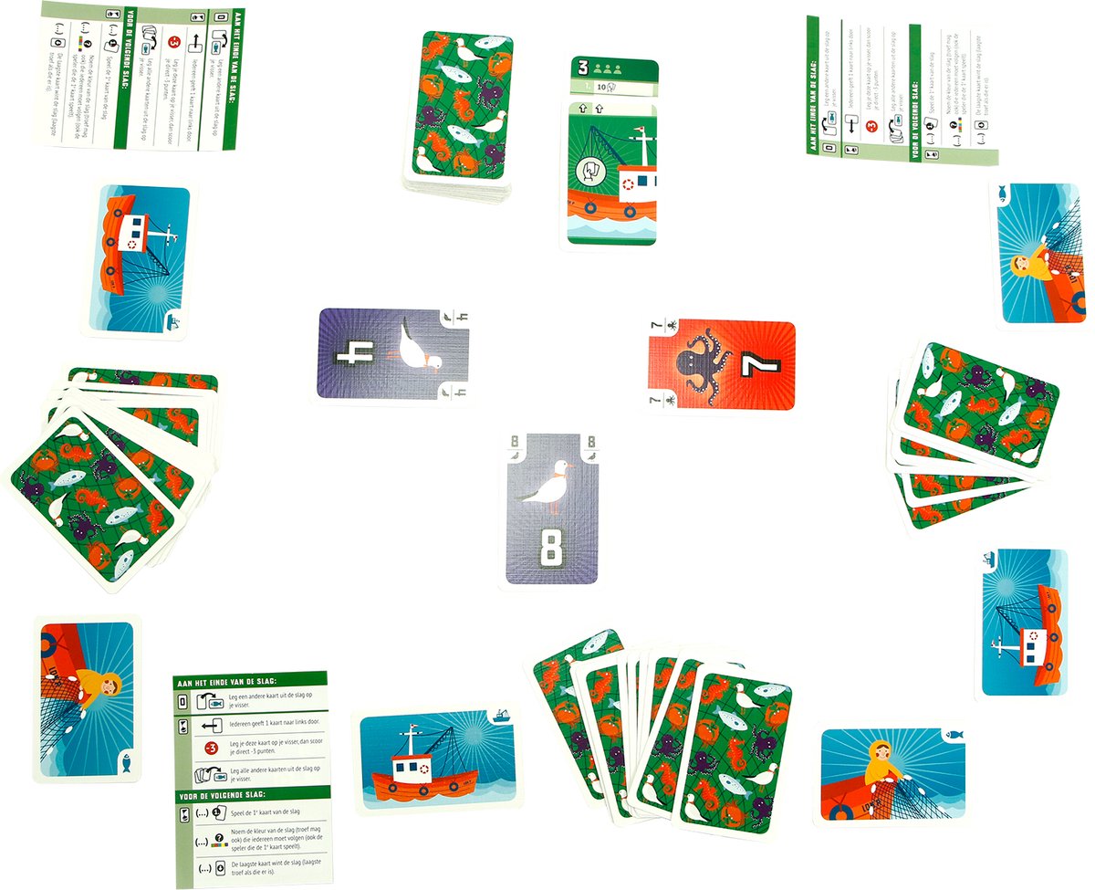 999 Games - Hengelen - Strategisch Kaartspel - Veel spel in een klein doosje!