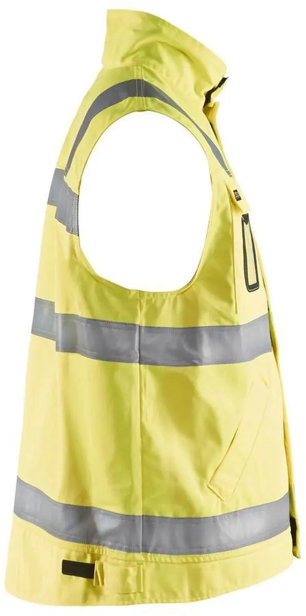 Blåkläder Werkvest 8505-1804 High Vis Geel/Marineblauw - M - afbeelding 6 van 6
