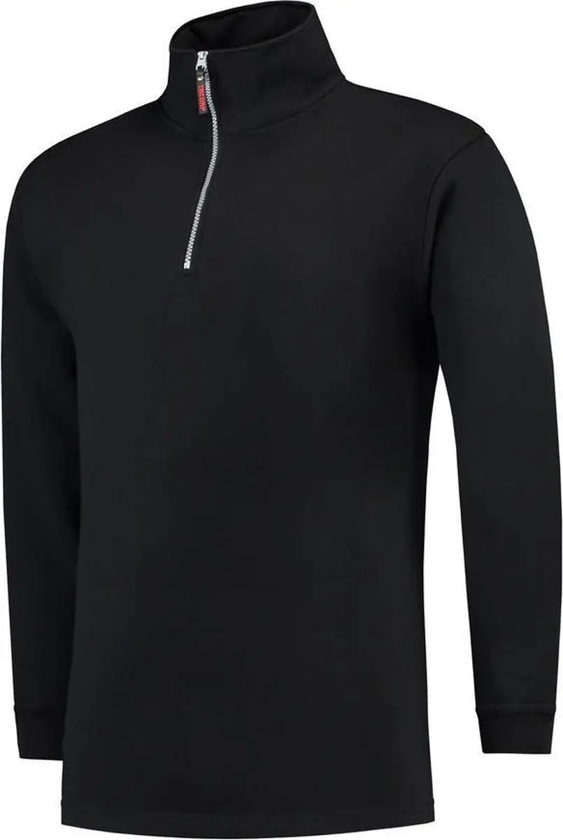 Tricorp Sweater Ritskraag - Zwart M