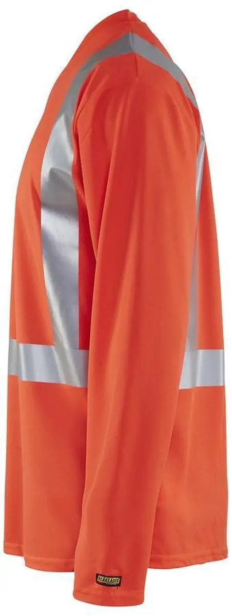 Blåkläder 3383-1011 T-shirt Lange mouw High Vis Rood - XL