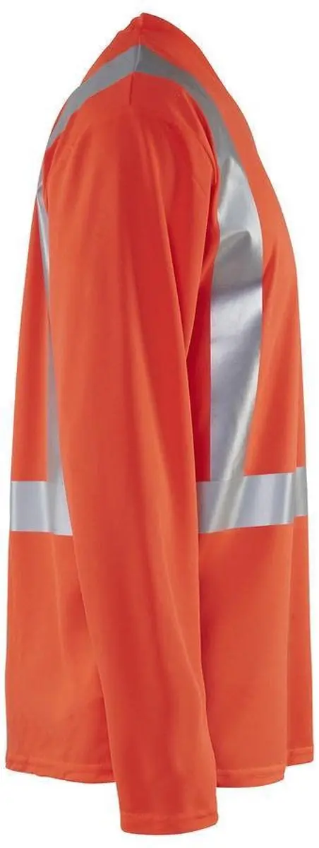Blåkläder 3383-1011 T-shirt Lange mouw High Vis Rood - XL