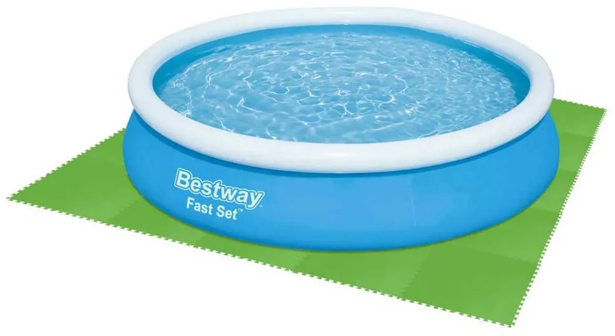 Bestway Flowclear Bodembeschermers 5,47m² - 9 Stuks Groen