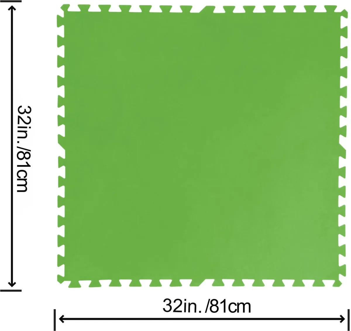 Bestway Flowclear Bodembeschermers 5,47m² - 9 Stuks Groen