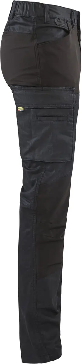 Blåkläder Service Werkbroek Denim Stretch 1457-1147 - Marineblauw/Zwart - Maat 60