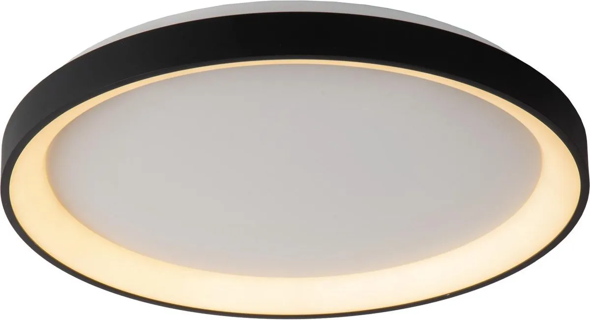 Lucide VIDAL Plafondlamp Ø48cm - LED 38W 2700K Zwart