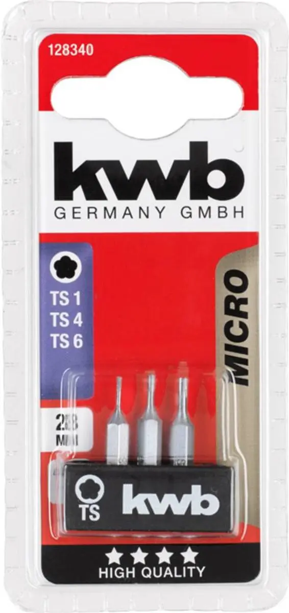 KWB Schroefbit Pentalobe TS1/TS4/TS6 - 28mm - 3 Stuks