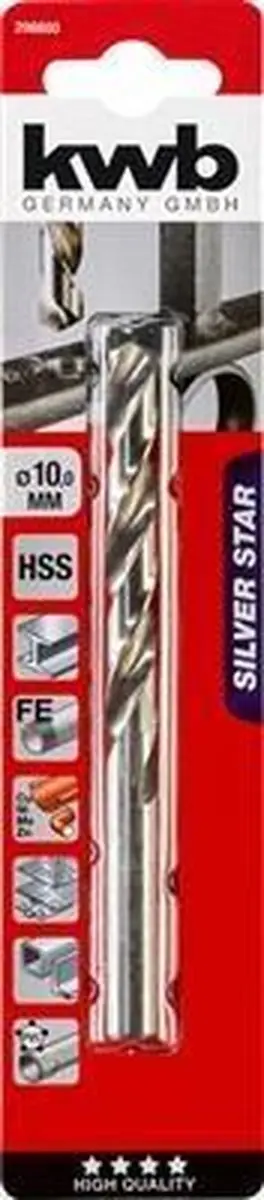 KWB HSS Silverstar Metaalboor 10mm - MPN 206600 - afbeelding 6 van 6