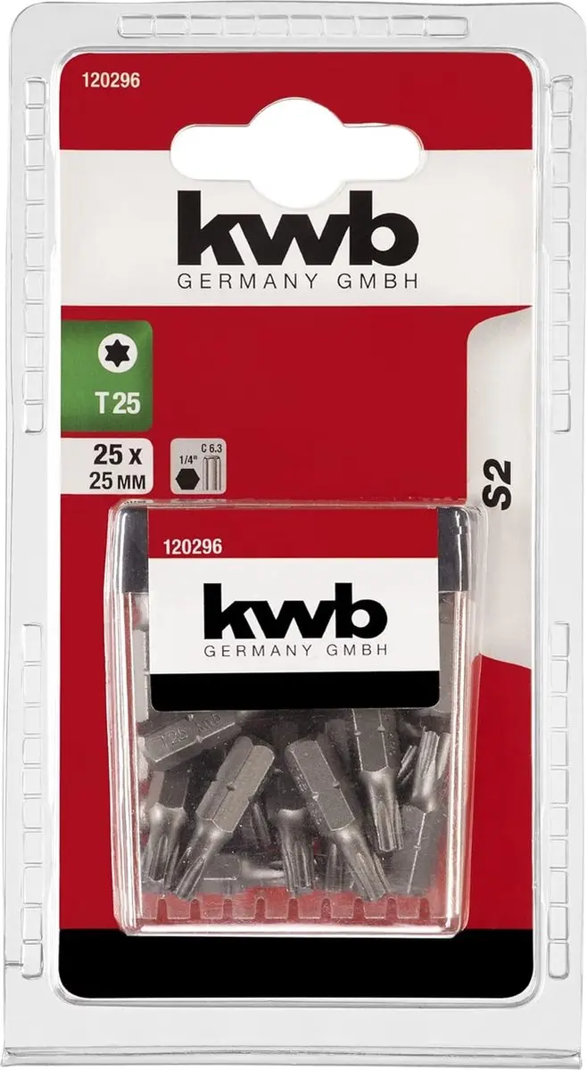 KWB Droogbouwschroeven 350 Stuks - PH2 - Torx 25 - Gefosfateerd Zwart