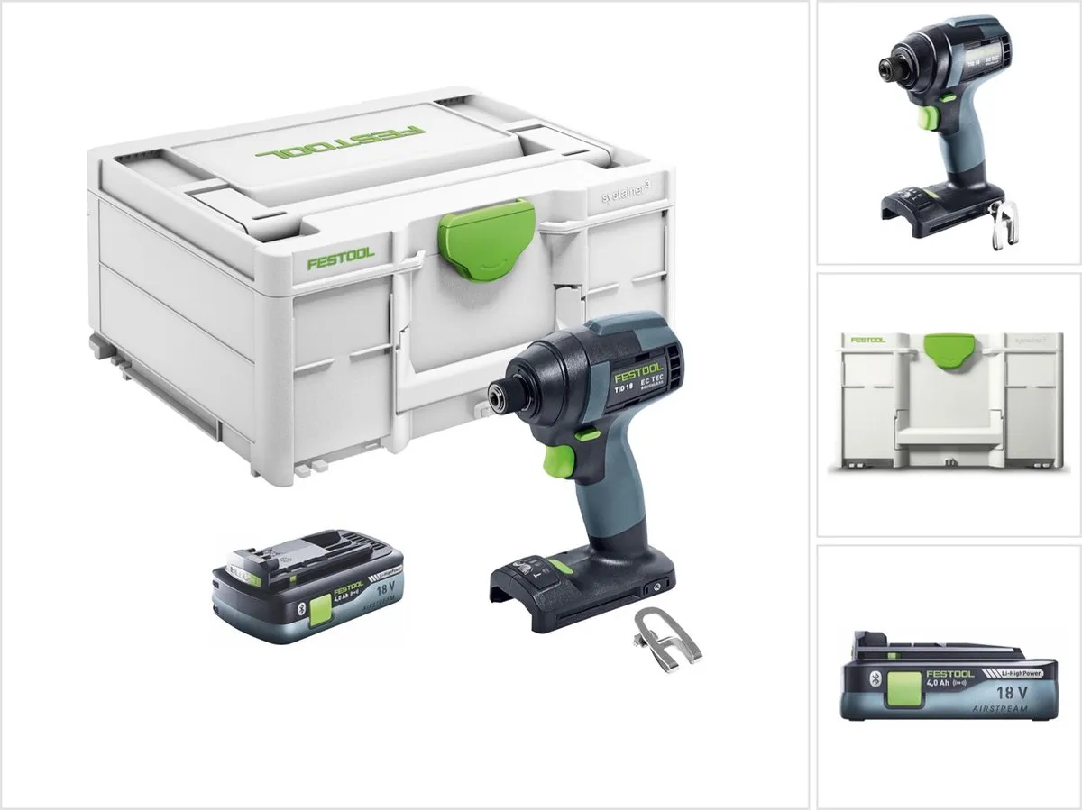 Festool TID 18 Slagschroevendraaier - 4.0Ah - 3 standen