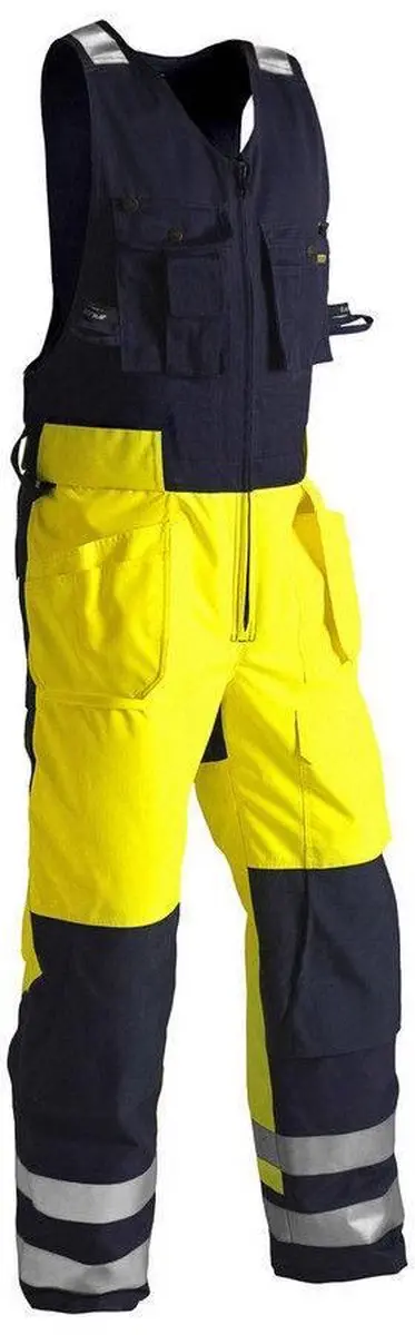 Blåkläder Amerikaanse Overall High Vis 8504-1977 - 60 - Geel/Marineblauw