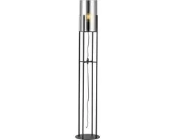 Eglo Glastonbury Vloerlamp - Ø25cm - E27 - Zwart