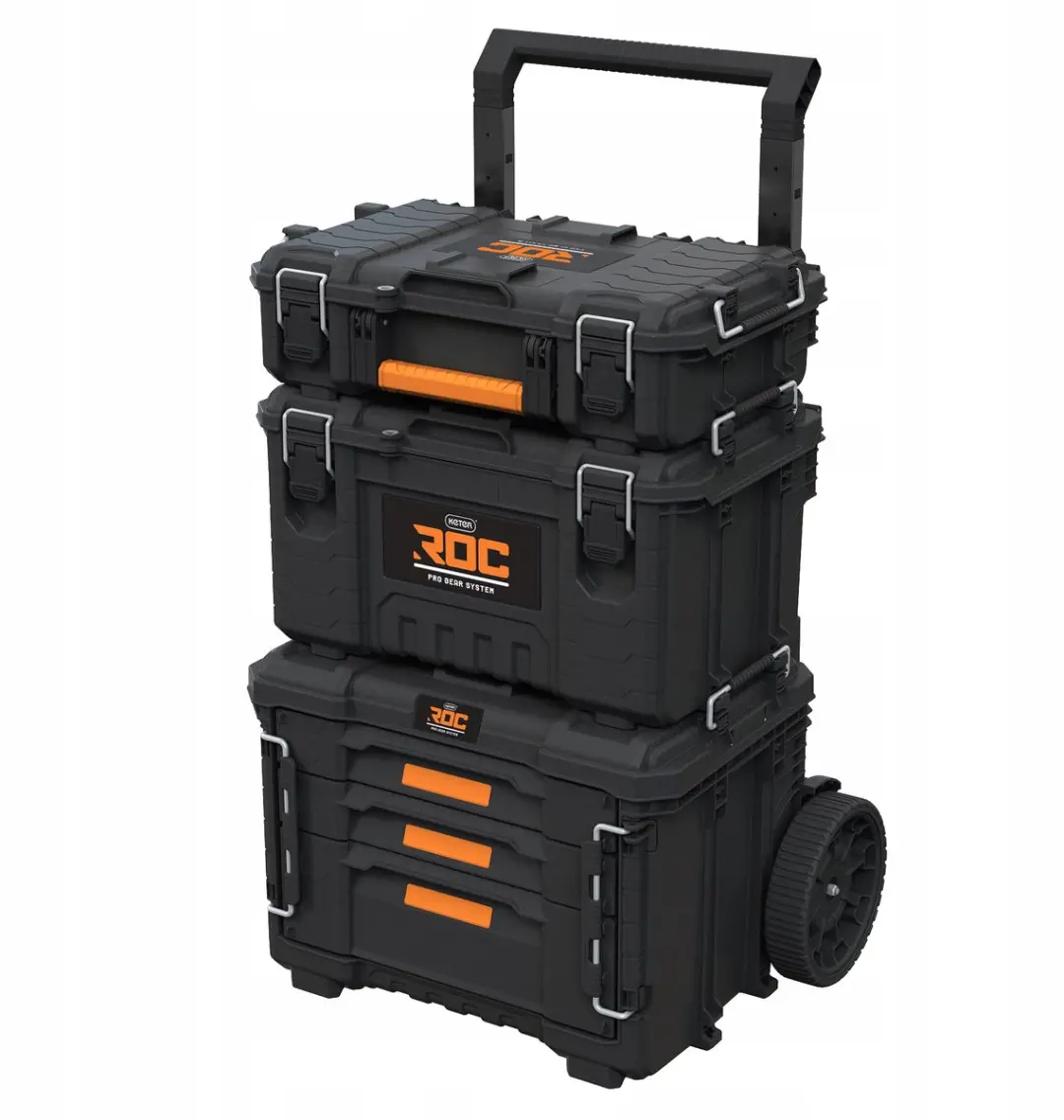 Keter ROC PRO GEAR 2.0 XL Gereedschapskist 3 Lades - Zwart