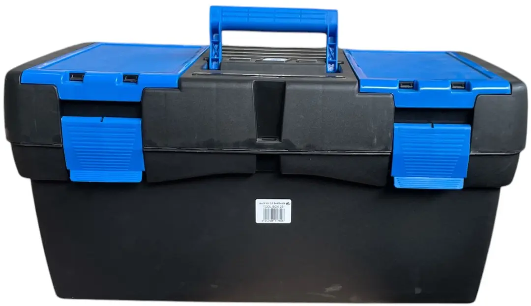 Tayg Toolbox 23 Gereedschapskoffer 57x26x29cm - 3-laags - Blauw/Zwart