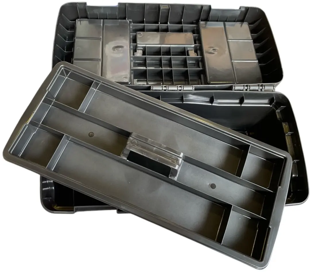 Tayg Toolbox 23 Gereedschapskoffer 57x26x29cm - 3-laags - Blauw/Zwart