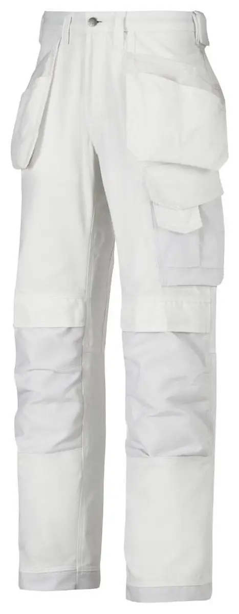 Snickers Canvas+ Broek 104 - Holsterpockets - Asgrijs/Zwart