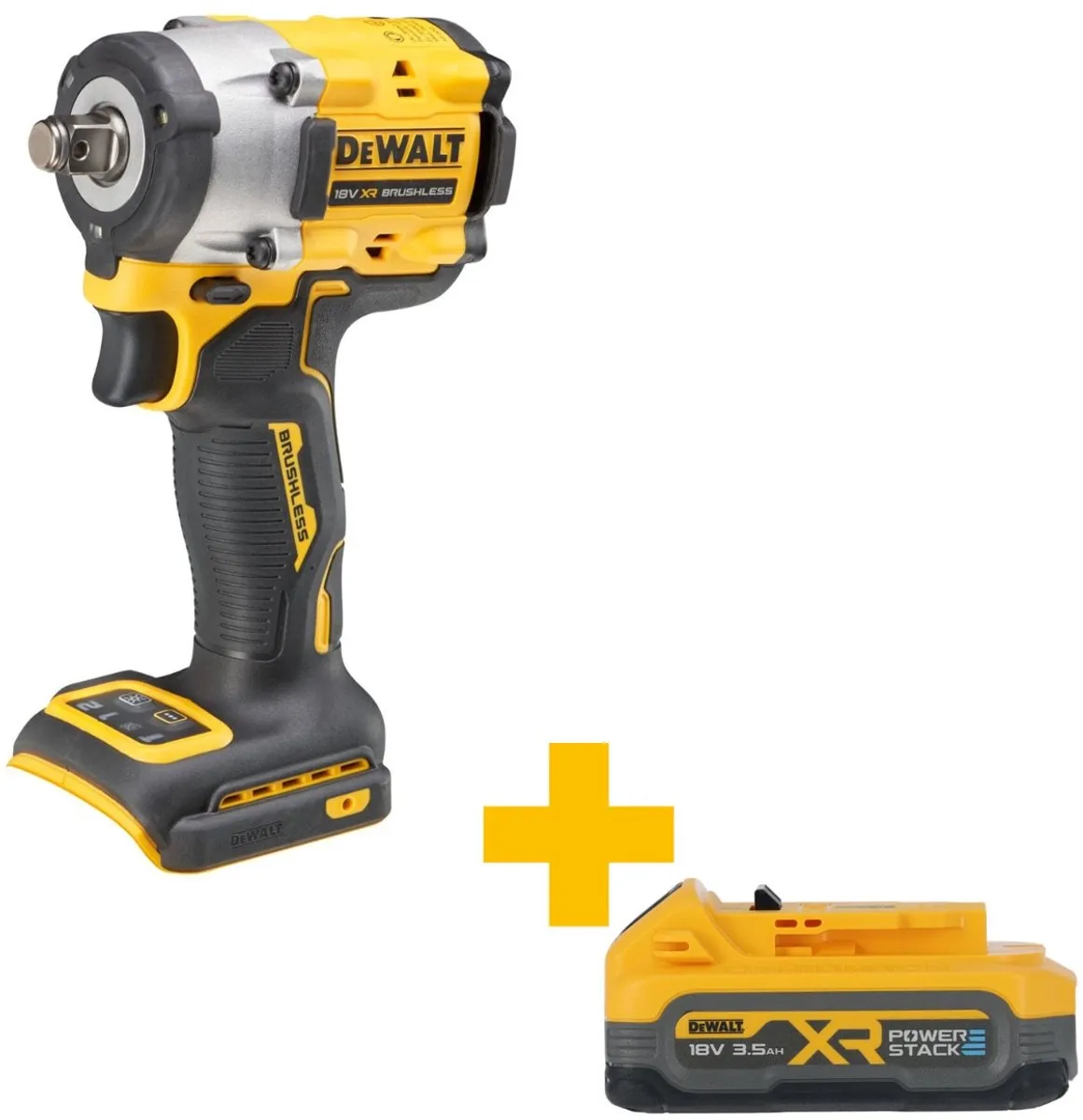DeWalt DCF921N Slagmoersleutel 406Nm 18V - 1/2" frictiering - afbeelding 6 van 6
