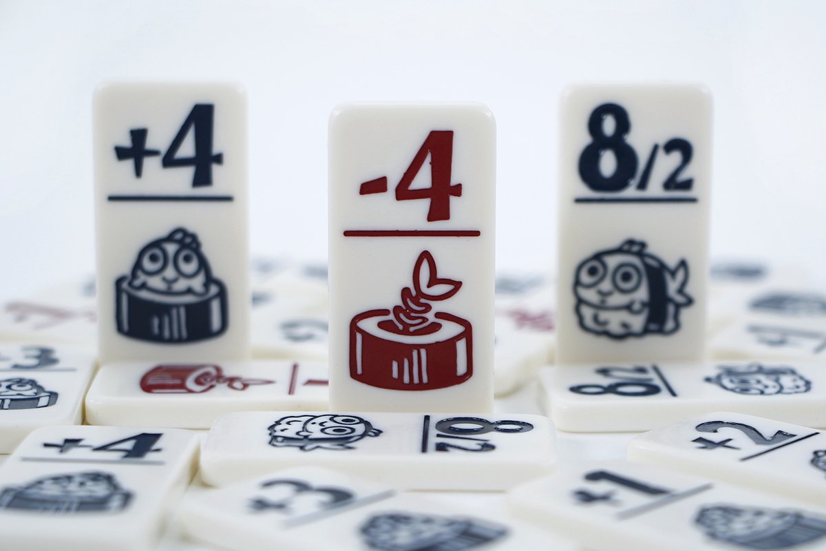 999 Games - Geharrewar in de Sushibar Junior - Dobbelspel - Snel dobbelspel voor het hele gezin - Gezelschapsspel - Familiespel - Klein cadeautje - bevat spelregels in NL en EN en FR