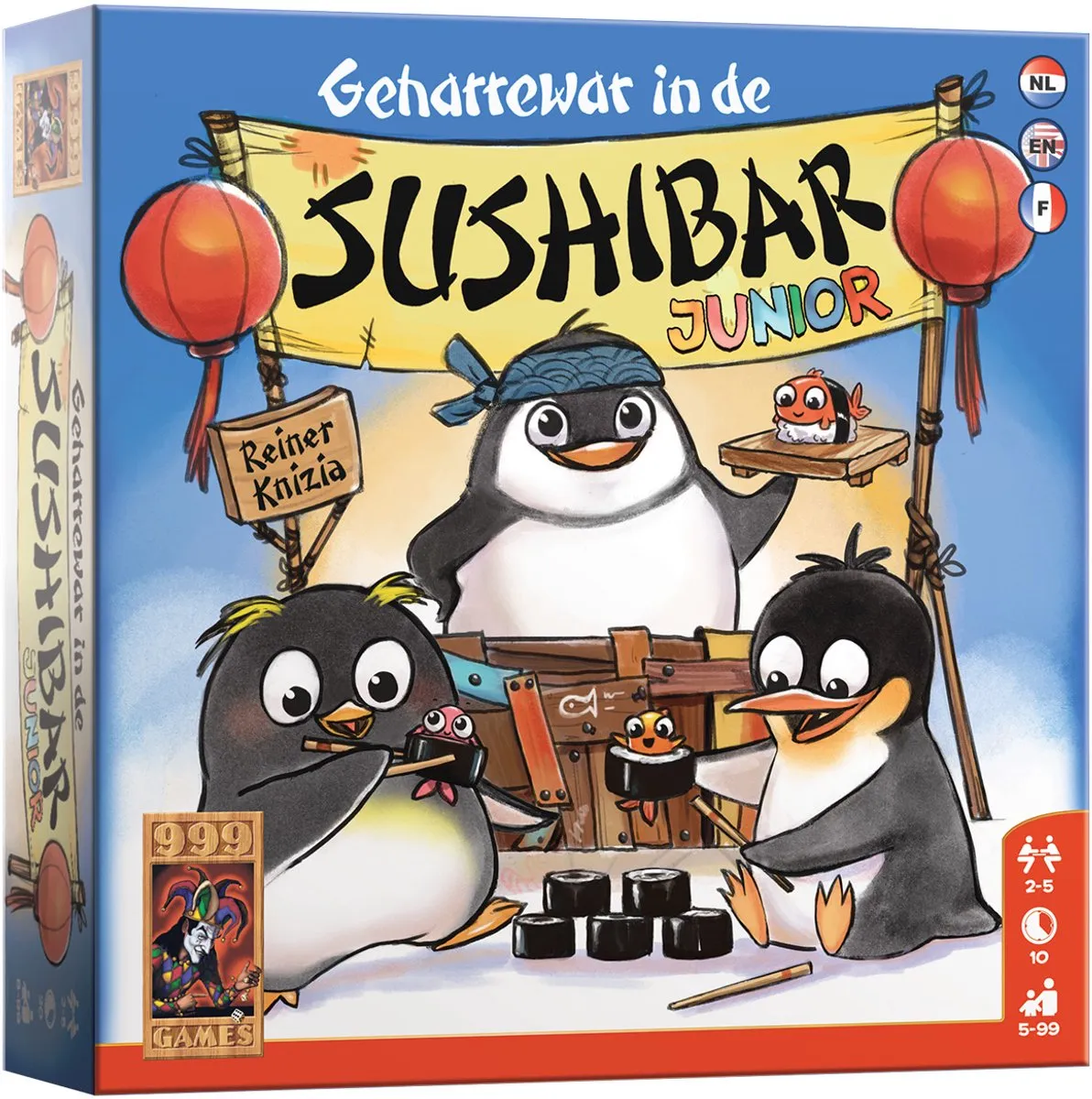 999 Games Geharrewar in de Sushibar Junior Dobbelspel - Multi