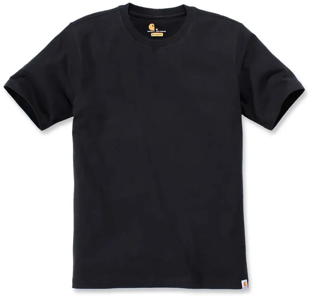 Carhartt Workwear Solid T-Shirt - Relaxed Fit - S - Zwart