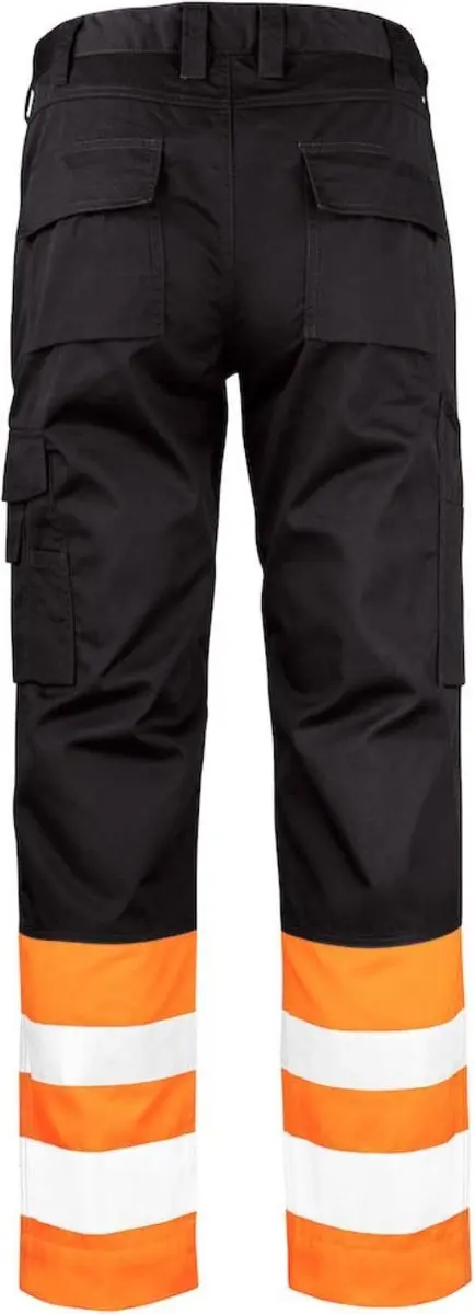 Jobman 2314 Hi-Vis Service Werkbroek 65231420 - Zwart/Oranje
