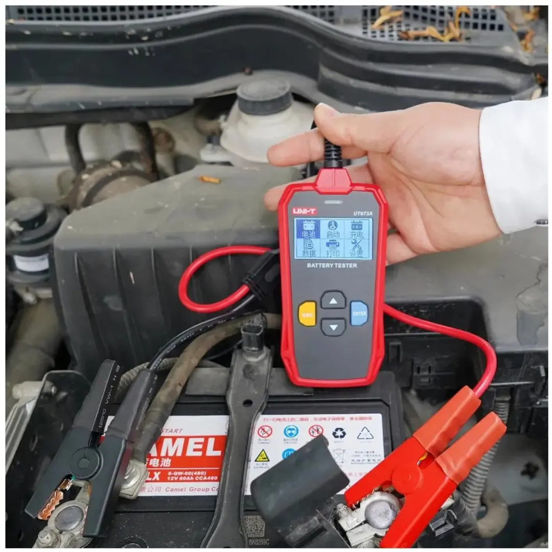 UNI-T UT673A Accutester 12V/24V - CCA 40-2000 - Rood - afbeelding 6 van 6