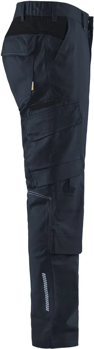 Blåkläder Industrie Werkbroek 1448-1832 D136 - Donker marineblauw/Zwart