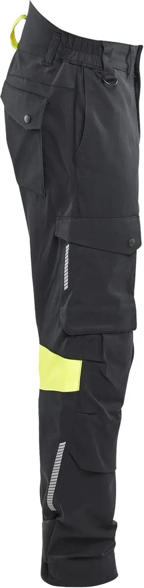 Blåkläder Inherit 14171512 Werkbroek Heren - Zwart/Geel - Brandvertragend