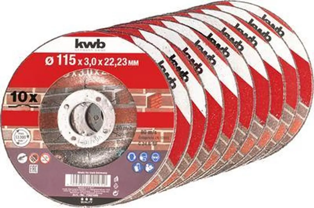 KWB Kraftixx Doorslijpschijf 115mm - Steen