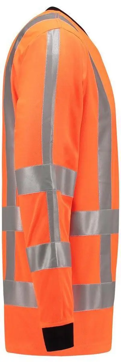 Tricorp T-shirt RWS Birdseye Lange Mouw - Fluor Oranje S