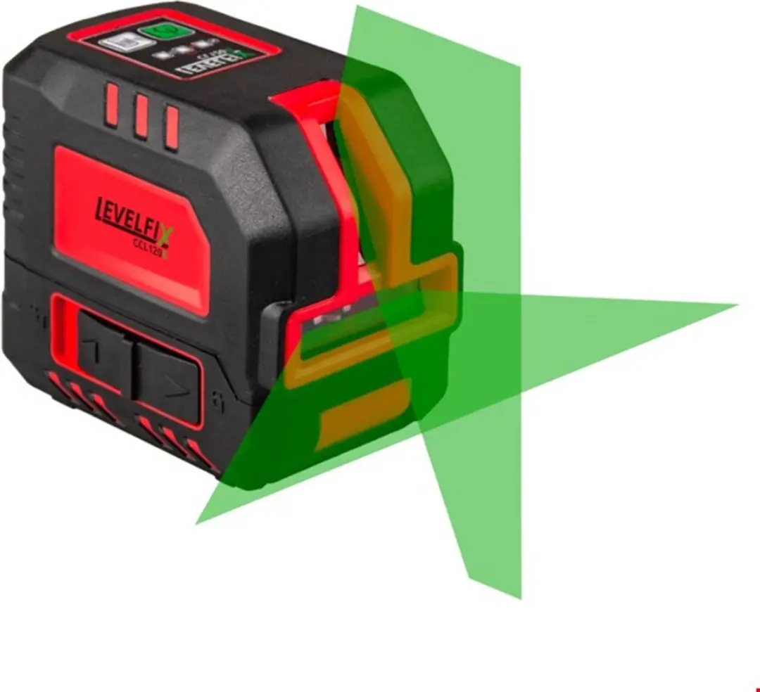 Levelfix CL120G Groene Kruislijnlaser Set